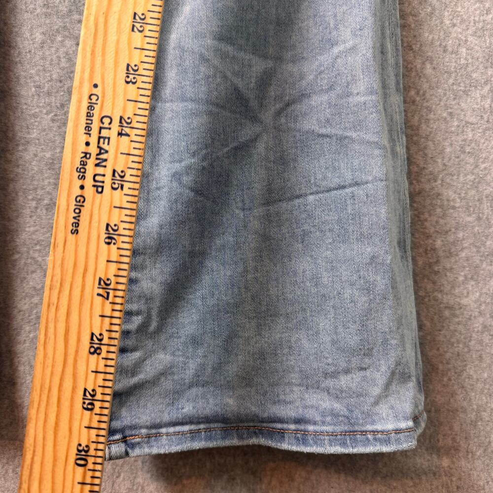 American Eagle Flare Leg Jeans Women’s 0 Distressed Boho Western Low Rise Y2K - Picture 9 of 12